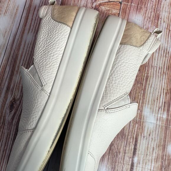 Vionic PENELOPE Womens Size 10 Tan Embossed Leather Leopard Casual Shoes Loafers - Picture 8 of 11